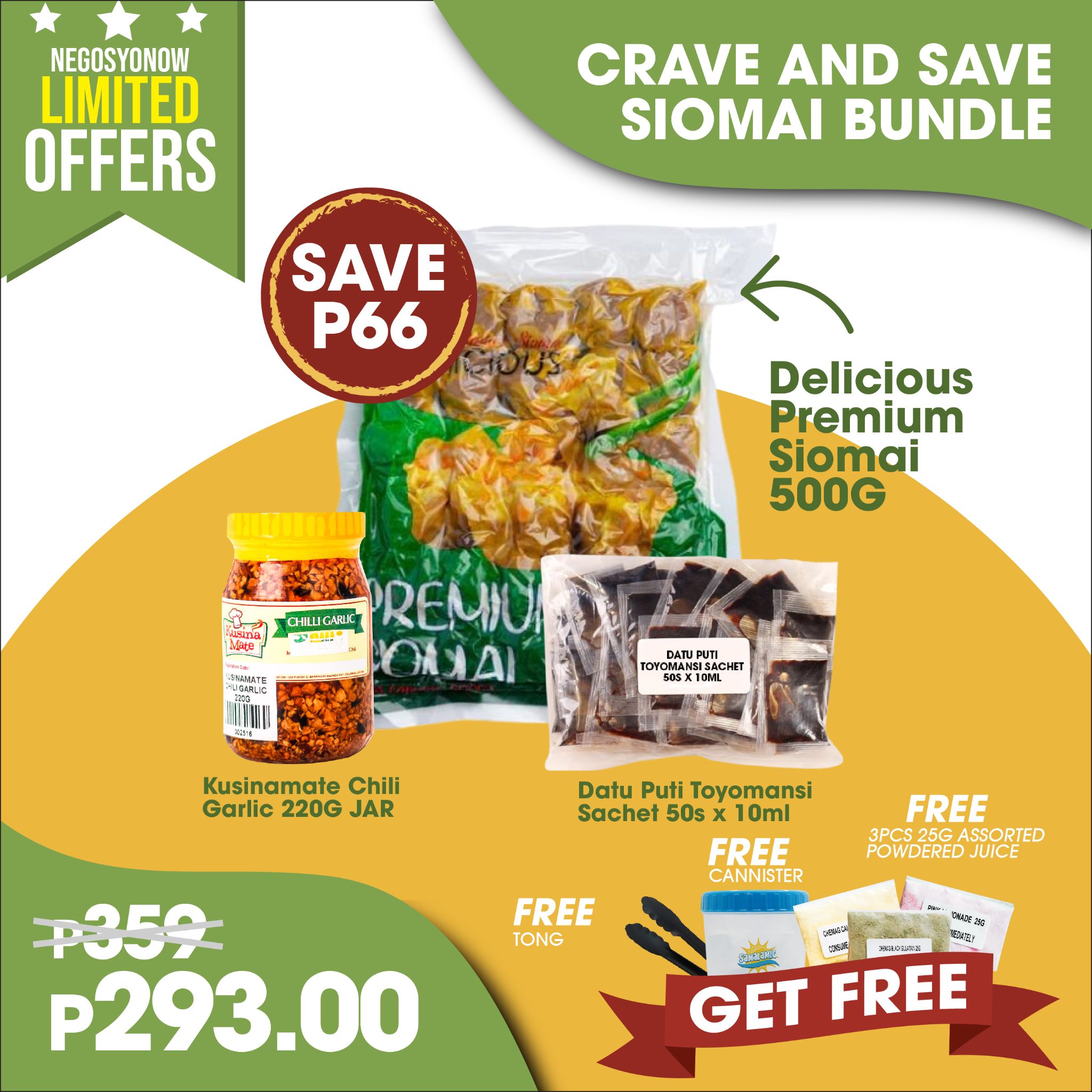 Crave and Save Siomai Bundle